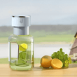 Electric Jug Blender, Cordless Barrel Juicer  Portable Electric Juice Cup, Rechargeable Mini Juicer, 1600Ml Household Smoothies Personal Blender