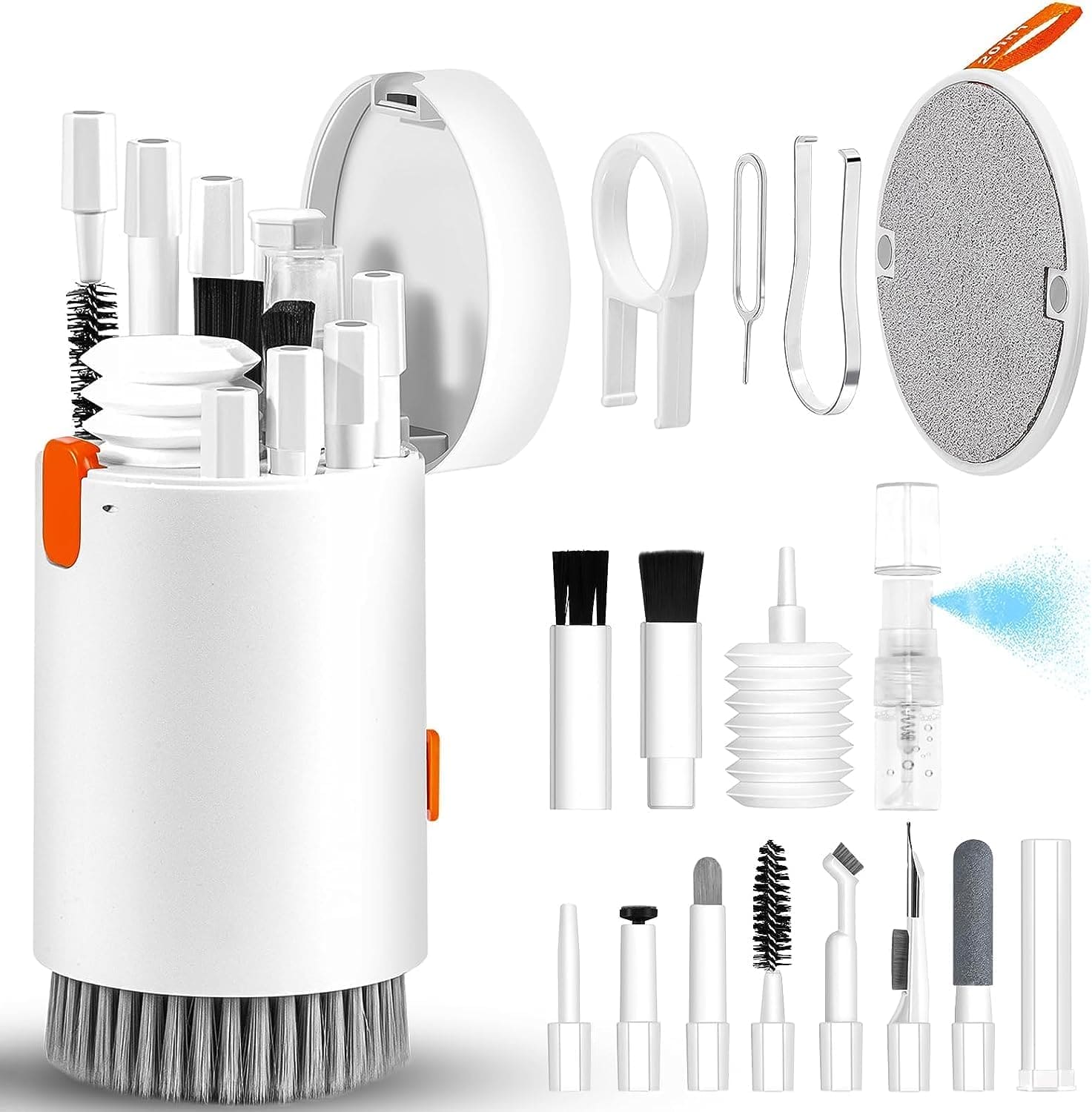 20 In 1 Digital Cleaning Kit, Portable Keyboard Cleaner Kit, Phone Camera Laptop Keyboard Cleaning Tool, Electric Gadget Dust Collector, Multipurpose Device Cleaner