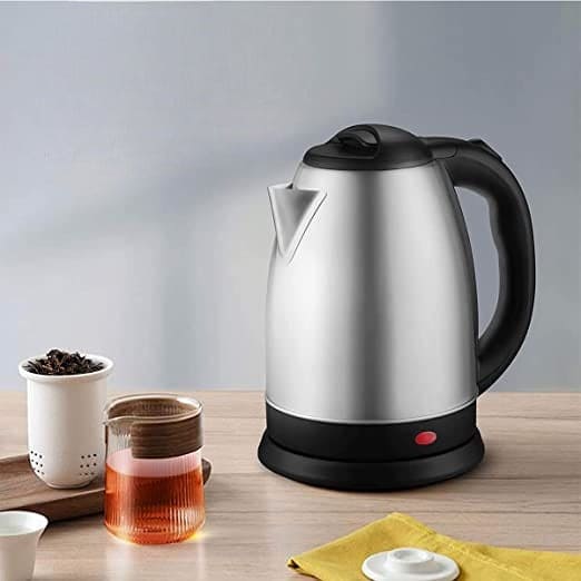 2L Stainless Steel Electric Kettle, Electric Teapot Water Boiler, Samovar Tea Thermos Pot, Anti Over Heat Thermal Mug, Portable Travel Water Boiler, Household Quick Heating Hot Water Boil Kettles, Electric Automatic Cut Off Jug Kettle