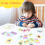 English Word Learning Flash Card For Kids, Visual Stimulation Cards for Toddlers, Cartoon Flashcards for Newborn Babies Kids, Fun Learning and Educational Kids Cards, Memory Training  Learning Cards, Montessori Baby Learning Cards