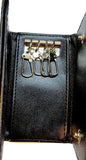 Leather Keychain Pouch, Personalized Key Holder, Wallet Style Snap Close Keyrings, Engraved Key Case