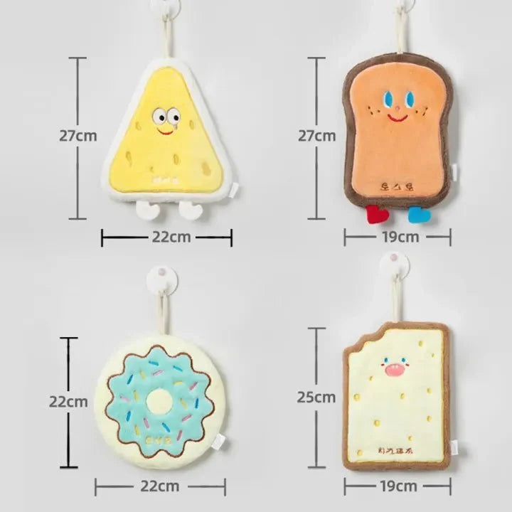 Kids Cartoon Hand Towel | Soft Microfiber Hanging Towel for Bathroom & Kitchen Use