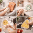Kids Cartoon Hand Towel | Soft Microfiber Hanging Towel for Bathroom & Kitchen Use