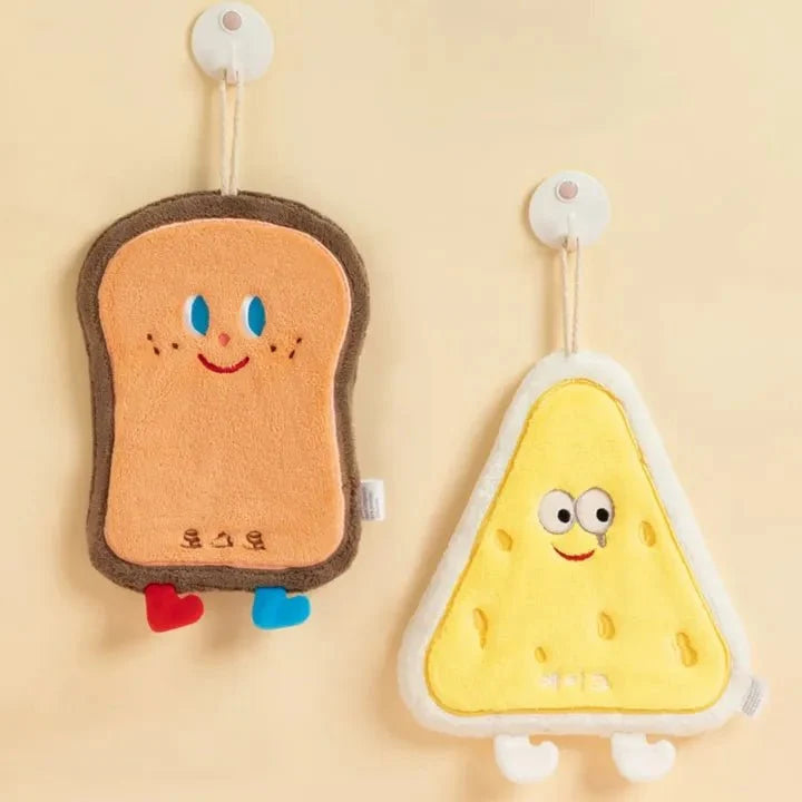 Kids Cartoon Hand Towel | Soft Microfiber Hanging Towel for Bathroom & Kitchen Use