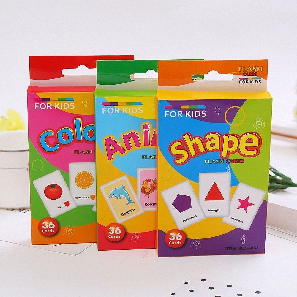 English Word Learning Flash Card For Kids, Visual Stimulation Cards for Toddlers, Cartoon Flashcards for Newborn Babies Kids, Fun Learning and Educational Kids Cards, Memory Training  Learning Cards, Montessori Baby Learning Cards