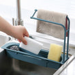 Kitchen Sponge Brush Holder – Sink Organizer for Sponges & Cleaning Tools