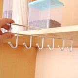 Kitchen Storage Rack – Iron Wall-Mounted Organizer