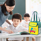 Kindergarten Lunch Bag, Cartoon Insulated Lunch Bag, Multipurpose Cute Aesthetic Pouch, Picnic Travel Breakfast Thermal Food Bag, Portable Bento Meal Bag, Elementary School Lunch Bag, Waterproof Oxford Cloth Thermal Bag