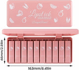 Set Of 10 Dragon Ranee Lipstick Set, Mini Matte Lipstick Set, Lasting Not Stick Natural Lip Tint Lip Glaze, Nude Coloring Pigmented Velvet Lip Gloss Kit