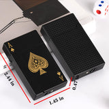 Deck Playing Card Lighter, Ikka Card Pocket Lighter, Metal Poker Jet Lighter, Windproof Playing Card Shape Lighter, Refillable Butane Playing Card Lighter, Creative Jet Flame Pocket Lighter, Flame Dazzling Butane Lighter