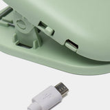 Clip Desk Lamp, Foldable Table Desk Book Reading Lamp, Beside Clip Light, Rechargeable Study Student Light