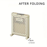 Large Capacity Movable Folding Laundry Basket – Durable Storage with Wheels