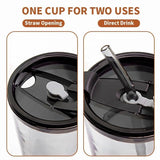 Leakproof 450ml Glass Cup with Straw | Stylish Leather Handle Tumbler for Coffee, Tea & Juice