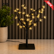 LED BLOSSOM TREE DECORATIVE TABLE LAMP WITH BLACK BASE