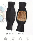 Leg Warmer,Warm Wool Knee High Winter For Men & Women High Quality Fleece Inside - Leg Warmer Warm Knee Brace Pad