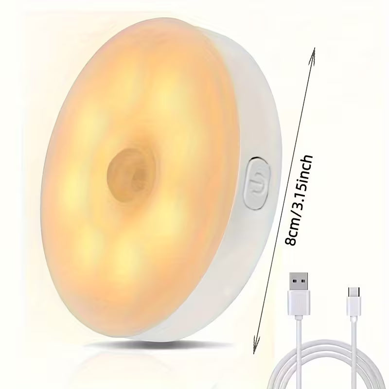 USB Rechargeable LED Motion Sensor Wall Light