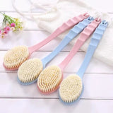 Long Handle Bath Brush – Soft Exfoliating Body Scrubber & Skin Cleaning Tool