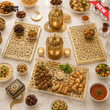 LUXURY ARABESQUE GEOMETRIC SERVING TRAY