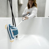 Multifunctional Cleaning Scrubber, 2 in 1 Vibrating Hand Washer And Floor Mop, Cordless Wiper for Easy Scrubbing and Polishing, Ingenious Cordless Scrubber With Vibration Power, Battery Mop for Effortless Moping
