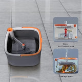 Square Bucket Mop, Double Deck Separation System Spin Mop, Hand Free Lazy Squeeze Mop, Automatic Magic Floor Mop, 360 Degree Rotating Mop, Self Wringing Flat Mop, Wet and Dry Square Mop, Multipurpose Cleaning Mop