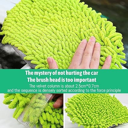 Microfiber Car Wash Brush, Mitt Sponge With Long Handle, Telescopic Cleaning Mop,  Adjustable Super Absorbent Washing Mop, 2 In 1 Wash Dust Cleaning Mop, Multifunctional Home Automobile Dust Removal Mop