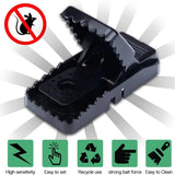 Snap Mouse Trap, Universal Mouse Catcher, Indoor Reusable Rat Trap, Reusable Effective Mice Traps, Indoor Outdoor Quick Catch Mouse, Quick Rat Catcher, Pest Control Rat Trap, Large Mouse Trap, High Sensitive Mouse Catcher, Humane Rat Trap