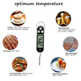 Pen Shape Digital Food Thermometer, Food Probe Digital Cooking Thermometer, Instant Read Digital Thermometer, Cooking Temperature Measure Probe Tool, Stainless Steel Probe