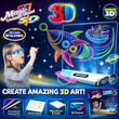 Magic 3D Drawing Board for Kids – Creative Scratch Art Painting Kit with 3D Glasses