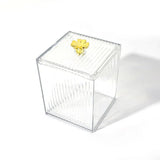 Makeup Cotton Pad & Swabs Storage Holder – Transparent Acrylic Organizer Box