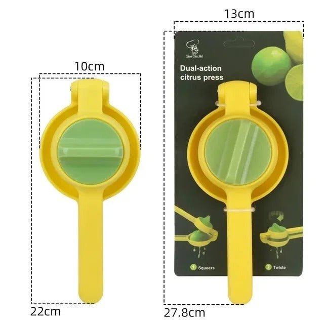 Manual Citrus Lemon Squeezer – Easy Handheld Juicer for Lemons, Limes & Oranges