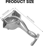 "Manual Fruit Squeezer – Aluminum Lemon & Lime Juicer | Heavy Duty Metal Citrus Press, Easy to Clean"