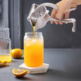 "Manual Fruit Squeezer – Aluminum Lemon & Lime Juicer | Heavy Duty Metal Citrus Press, Easy to Clean"