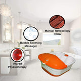 String Ray Foot Bath Massager, Pedicure Foot Spa Massager Machine, Automatic Heating Infrared Rays Bubble Massager,  Electric Pedicure Tub with Roller, Multifunctional Footbath Massager, Home Care Foot Spa