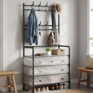Dustproof Shoe Rack Organizer | Multi-Layer Waterproof Shoe Stand | Space-Saving Storage Shelf for Home