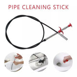 Metal 85cm Flexible Wire Brush – Kitchen & Sewer Cleaning Tool