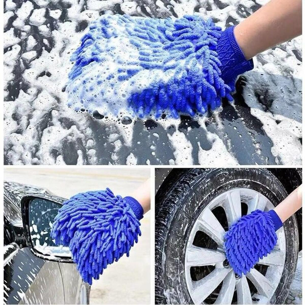 Microfiber Car Wash Gloves – Car Care Cleaning Mitt