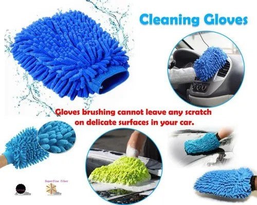 Microfiber Car Wash Gloves – Car Care Cleaning Mitt