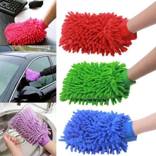 Microfiber Car Wash Gloves – Car Care Cleaning Mitt