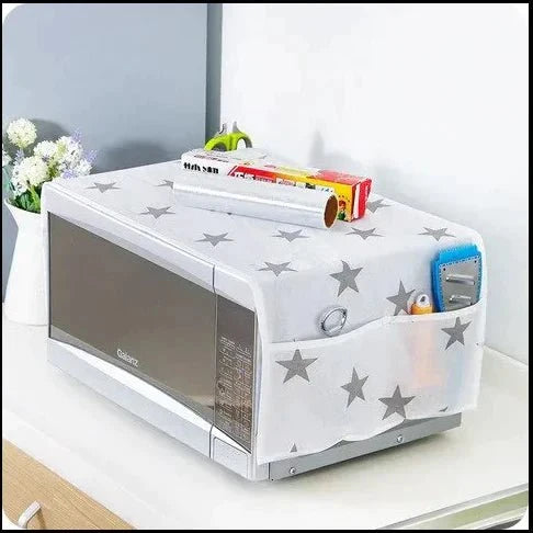 Microwave Oven Dust Cover – Protective Kitchen Accessory