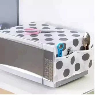 Microwave Oven Dust Cover – Protective Kitchen Accessory