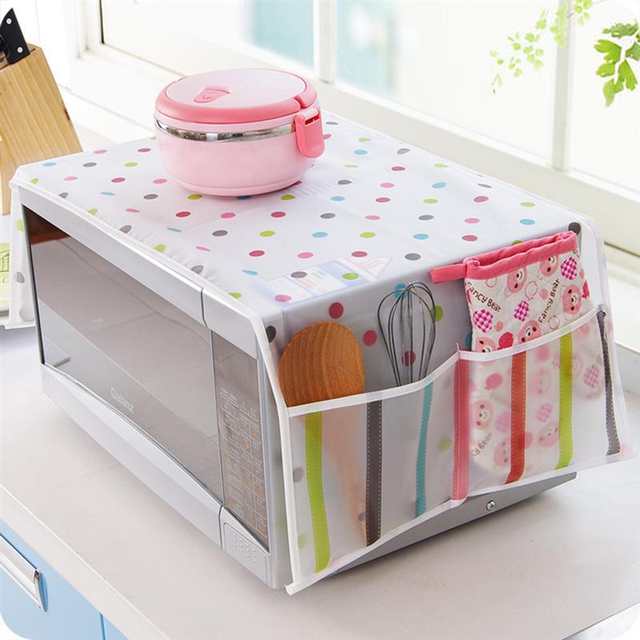 Microwave Oven Dust Cover – Protective Kitchen Accessory