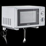 Microwave Oven Stand with 2 Hooks – Kitchen Storage & Organizer