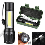 Mini 2 in 1 LED Rechargeable Flashlight – Compact Handheld Torch