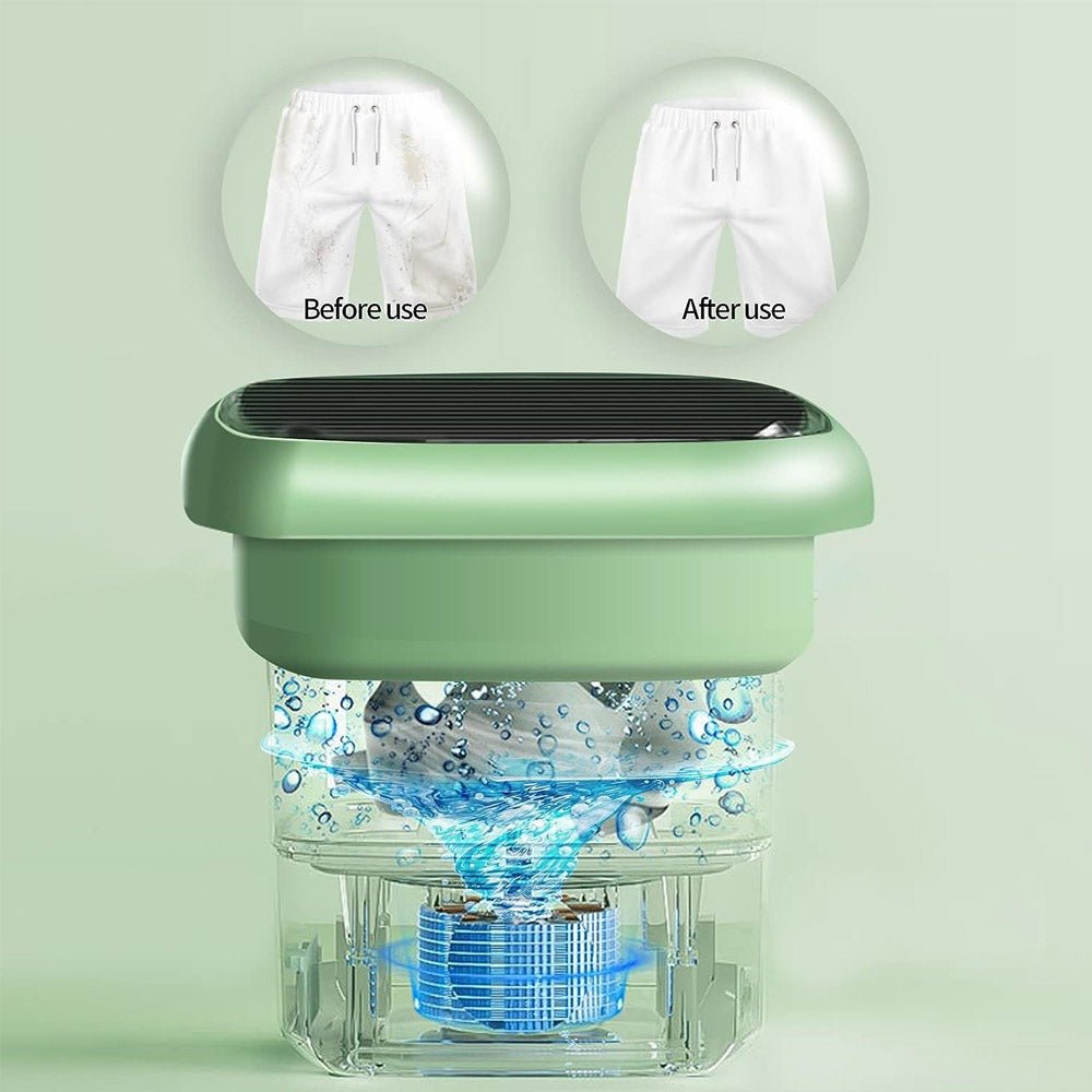 Mini Foldable Washing Machine – Portable Laundry Washer