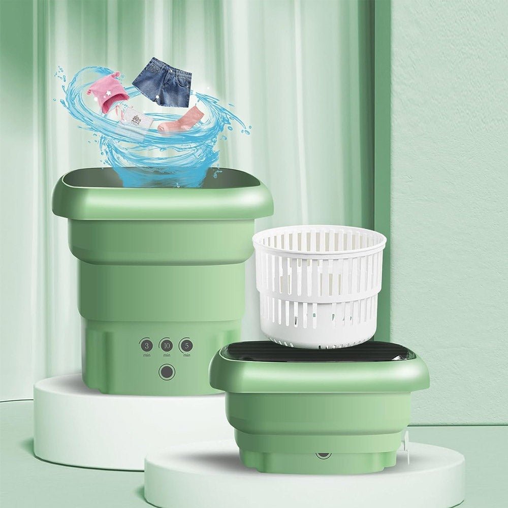 Mini Foldable Washing Machine – Portable Laundry Washer