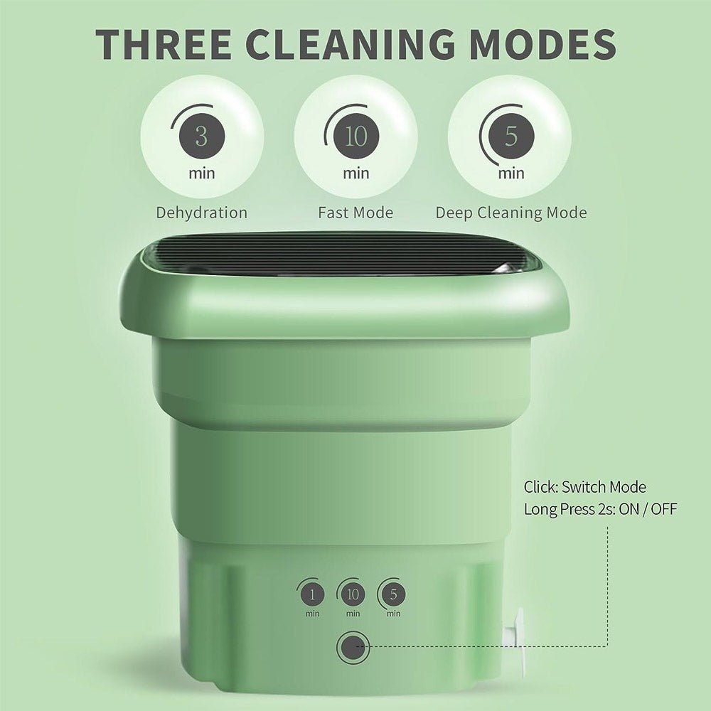 Mini Foldable Washing Machine – Portable Laundry Washer