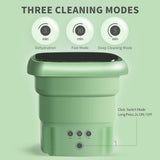Mini Foldable Washing Machine – Portable Laundry Washer