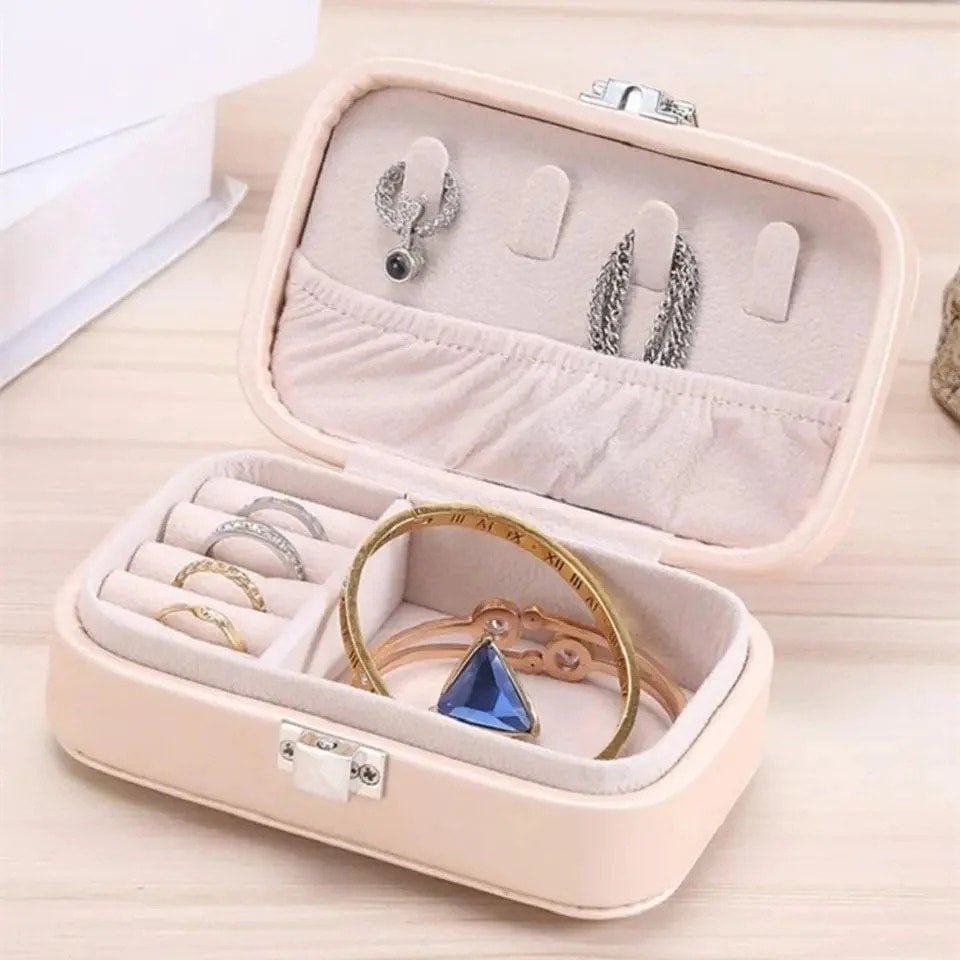 Mini Macaron Jewelry Box | Portable Travel Jewelry Organizer