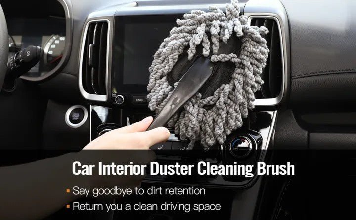 Mini Microfiber Car Duster – Portable Cleaning Brush for Cars