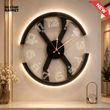 MODERN LED ILLUMINATED ROUND WALL CLOCK